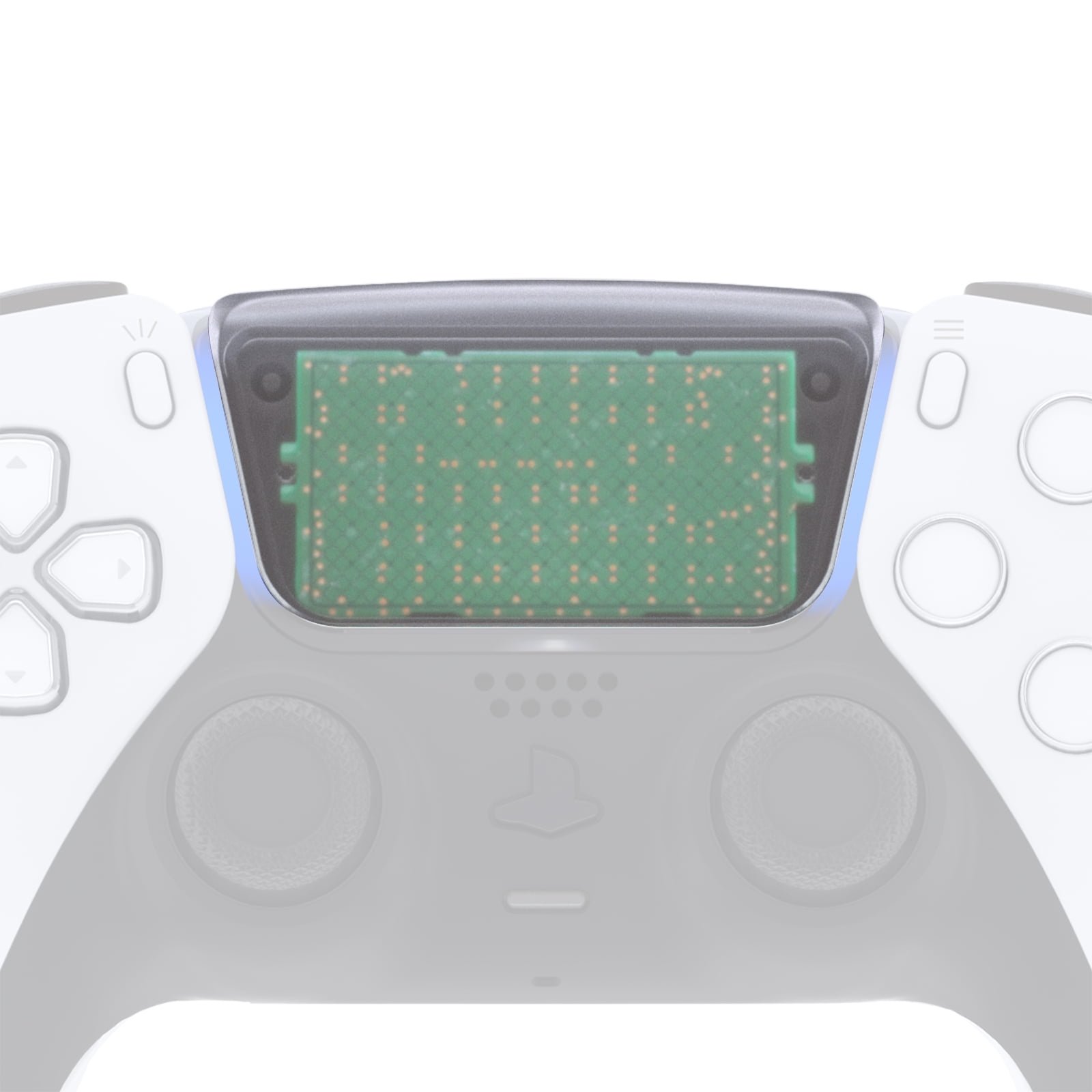 eXtremeRate Clear Replacement Touchpad Cover Compatible with ps5