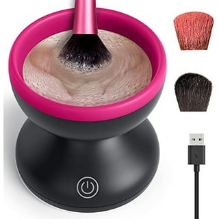SunshineFace Electric Makeup Brush Cleaner Machine, USB Make up Brush  Cleaner, Portable Electric Makeup Brush Cleaner Tool, Makeup Brush Dryer  with