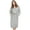 Gray, variant on Lightweight Ladies Bathrobe, Long Summer Robe with Pockets,Soft Summer Robes for Women, Kimono Gift for Her, Lilac