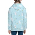 thumbnail image 6 of Naloa Cute Bunny Teenage Zipper Hoodie, Long Sleeve Zip Up Hoodies Casual Jackets Tops for 7-12 Years-Small, 6 of 6
