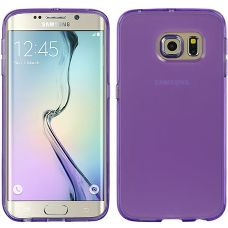 Samsung Galaxy S6 Edge Case, by Insten Crystal Skin Tinted TPU Rubber Skin Gel Case Cover For Samsung Galaxy S6