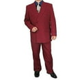 thumbnail image 3 of Sharp Hand Tailored 2pc Men Double Breasted Dress Suit w/1 Pair of Socks, 3 of 5