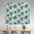 thumbnail image 2 of Yiaed Flamingos And Palms Print Tapestry for Bedroom,Tapestry Wall Tapestries, Tapestry Aesthetic for Living Room Dorm Room 51" X 60", 2 of 6