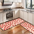 thumbnail image 3 of Kitchen Rugs Sets Of 2,Strawberry Plants Fruit Heart Anti Fatigue Kitchen Mat Rugs Non Slip Washable,Decorative Kitchen Floor Mats for Kitchen,Sink,Laundry,17"x47"+17"x47", 3 of 5