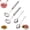 2 set, variant on Stainless Steel Meatball Maker, Meatball Maker Spoons, Meatball Spoon Manual Meatball Maker Tool with Hole Convenient Storage Design Long Handle Spoon for Kitchen, Bar