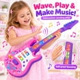 thumbnail image 2 of Guitar Toys for Girls 1-3-6 Years, Musical Instruments for Kids Toddlers 2-4, Toddler Girls Toys 2 3 4 Year Old, Birthday Gifts Toys for 2-4 Year Old Girls, 2 of 5
