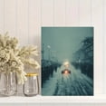 thumbnail image 2 of Snowy Race Track Formula Racing Canvas Art, Race Car Print, Sports Wall Decor Unique Gift for Men, 2 of 8