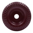 thumbnail image 4 of koolsoo Wood Trimming Carving Shaping Disc Grinding Wheel, High ,Efficient&Quickly Remove Residue-4 Inch (100mm) Red, 100mm Red, 4 of 6
