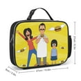 thumbnail image 2 of Bob's Burgers Reusable Lunch Box Detachable Meal Bag Insulated Leakproof Lunch Bag Lunchbox for Work Office Picnic Beach, 2 of 8