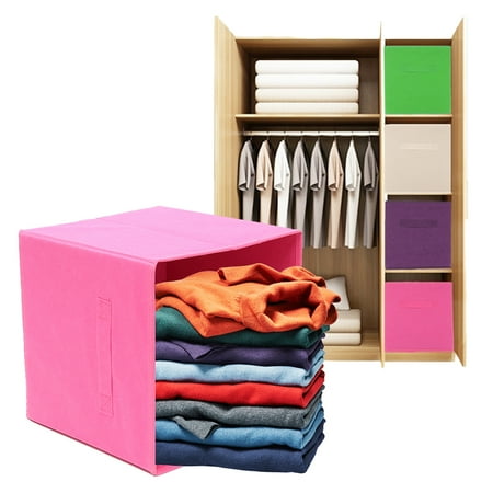 11x11x11'' Square Multi-function Home Foldable Storage Box Home for Store Clothes, Kids Toys,Cosmetics, Books