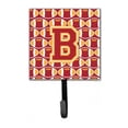 thumbnail image 1 of Carolines Treasures CJ1070-BSH4 Letter B Football Cardinal & Gold Leash or Key Holder, 1 of 1