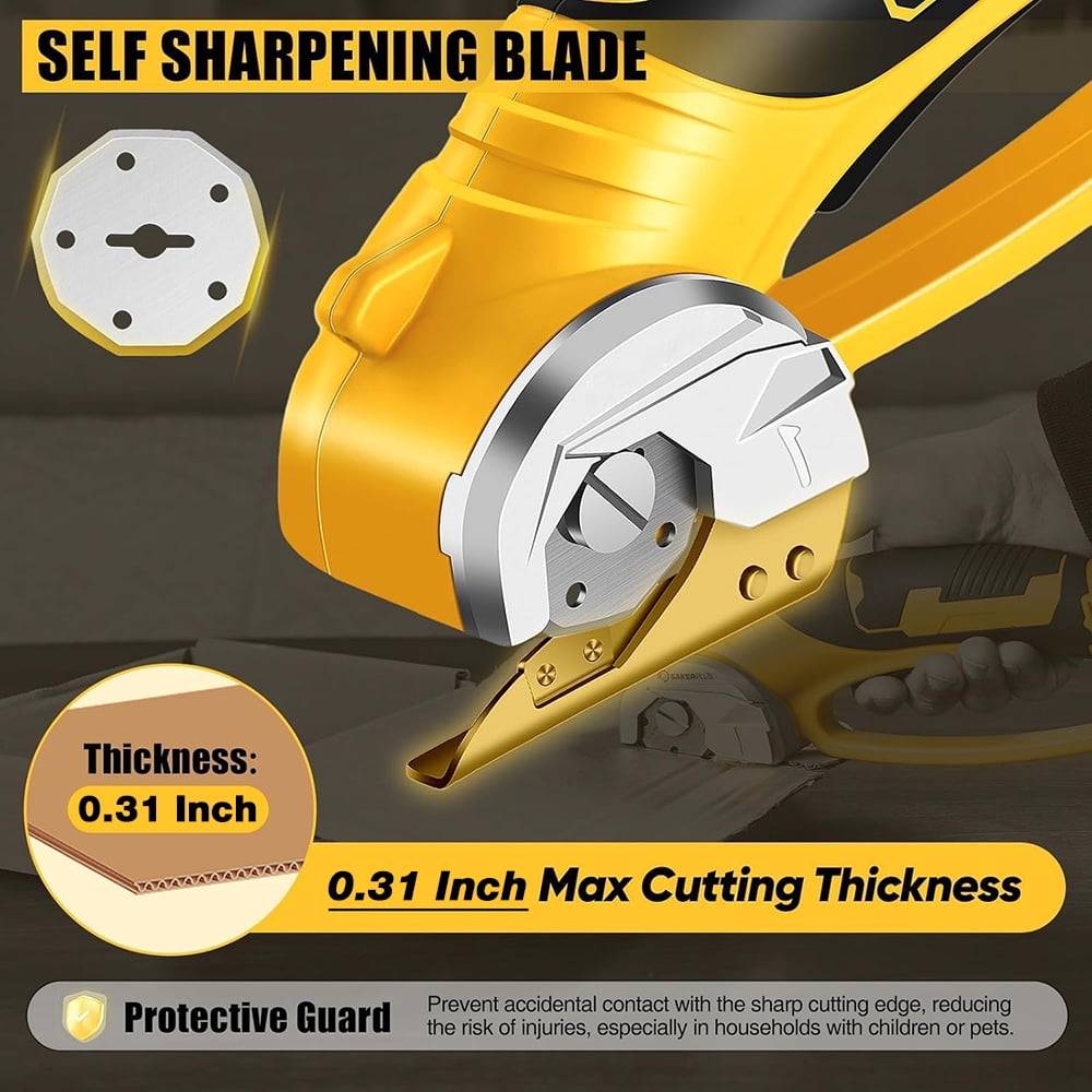 Shopmall Electric Lithium Battery Scissors Quickly Cut Fabric And Leather Electric Scissors Electric Circular Cutting Machine