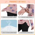 thumbnail image 4 of FORMRS Womens Long Sleeve Shirts UPF 50+ Sun Protection Quick Dry Fishing Hiking Tops, Size S-2XL, Pink Plaid Fruit Pattern, 4 of 8
