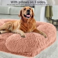 thumbnail image 2 of Nisrada Fluffy Plush Orthopedic foam Dog Bed & Cat Bed - Anti-Slip Pet Bed Crate Pad - Machine Washable Kennel Nest, Cozy Sleeping Mat for Medium Dogs, 2 of 7