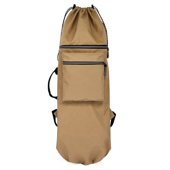 Skateboard Bag Backpack Water-Resistant & Night Reflective Adjustable Straps Multi-Pocket for Outdoor Sports Skateboard Gear Accessories