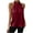Tank Tops for Women Plus Size-Wine, variant on Brilliant Tank Tops For Women under $5 Halter Fashion Women's Summer Solid Button Sleeveless Casual Tank Blouse Vest Tunic Tops Blue S