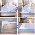 thumbnail image 3 of Mosquito net Breathable Bed Tents for Children Single Mosquito nets in Student Dormitories Suitable for Outdoor Camping Trips for Children (Color : Blue Size : Large), 3 of 8
