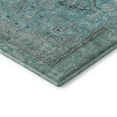 thumbnail image 3 of Addison Rugs Mayfield Premium Machine Washable Traditional Global Aqua Rectangle Rug, 8' X 10' Machine Washable Traditional Global Aqua Oversized Sherpa Throw Blanket, 3 of 7