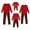 Mom, variant on Christmas Family Matching Pajamas Set Basic Red Tops and Plaid Pants Xmas Sleepwear Homewear Set