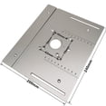 thumbnail image 2 of Riwcyla Router Table Insert Plate Aluminum Alloy Wood Milling Flip Board Machine Engraving Auxiliary Tool Table Saw Woodworking Benches, 2 of 4