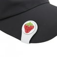 thumbnail image 1 of Golf Ha T Clip, Compact 42x30x10.8mm Fruit Pattern 1PCS 22g Golf Cap Clamp, For Indoor/Outdoor ANGGREK Otros, 1 of 8