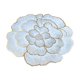 thumbnail image 2 of ¡Compra y Ahorra!, Juego de 6 manteles individuales lavables con diseño de flores doradas, de PVC azul, antideslizantes, lavables con calor, para cocina, jardín, picnic, mesa de comedor Akmoler, 2 of 9