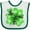 White and Green, variant on Inktastic Painted Clover Patch Shamrocks for St. Patricks Day Boys or Girls Baby Bib