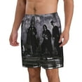thumbnail image 2 of Singer Tool Band Rock Men's Beach Shorts Swim Trunks Casual Quick Dry Board Shorts Swimwear with Mesh Lined and Pockets, 2 of 8