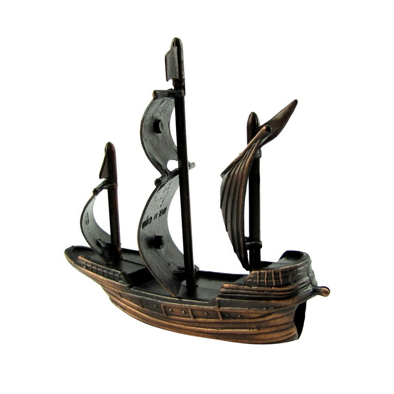 Bronze Metal Spanish Galleon Pirate Ship Pencil Sharpener Bronze Metal Spanish Galleon Pirate Ship Pencil Sharpener
