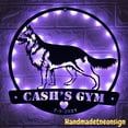 thumbnail image 5 of Handmadetneonsign Custom German Shepherd Metal Wall Art LED Light - Personalized Dog GSD Name Metal LED Sign, 5 of 5
