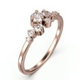 thumbnail image 2 of 0.65ct Round Diamond Moissanite Clasic Ring 10K Rose GoldWedding Band, 2 of 4