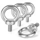 thumbnail image 2 of Pernos de ojo M10 x 2 piezas Pernos de ojo de anillo de elevación Tornillos de rosca macho Perno Pernos de ojo de acero inoxidable Ojo en forma de anillo de varilla WD.WDQZL Hogar, 2 of 4