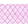 thumbnail image 1 of Ahgly Company Indoor Rectangle Solid Pink Modern Area Rugs, 7' x 9', 1 of 4
