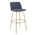 thumbnail image 4 of Toriano 30" Fixed-Height Bar Stool, Bar Chairs, Swivel Bar Stools, Bar Stools Set of 2, 4 of 6