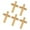 Wide noodles-Gold-color, variant on 5pcs Crucifix Shaped Brooch Metal Badge Trendy Gold/Silver Tone Corsage Pins Fashion Unisex Accessory for Daily Wear