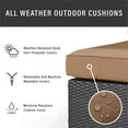 thumbnail image 3 of Crosley Furniture Biscayne Wicker / Rattan Patio Loveseat in Brown and Mocha, 3 of 10