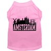 Pet Dog Cat Shirt Screen Printed, "Amsterdam Skyline"