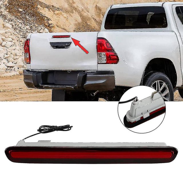 Tercera lámpara de parada de freno roja para coche, para Toyota Hilux/revo 2015-2018 ShuxiuWang 8390605860737