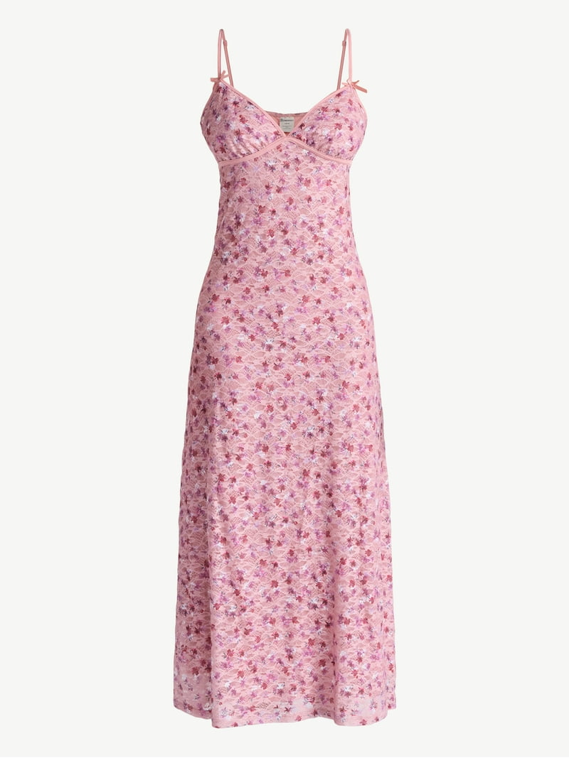 maxi pink plus size dresses Pink Plus Size Floral Print Smocked Puff Sleeve Maxi Dress – Vogue To  Vintage Boutique, LLC