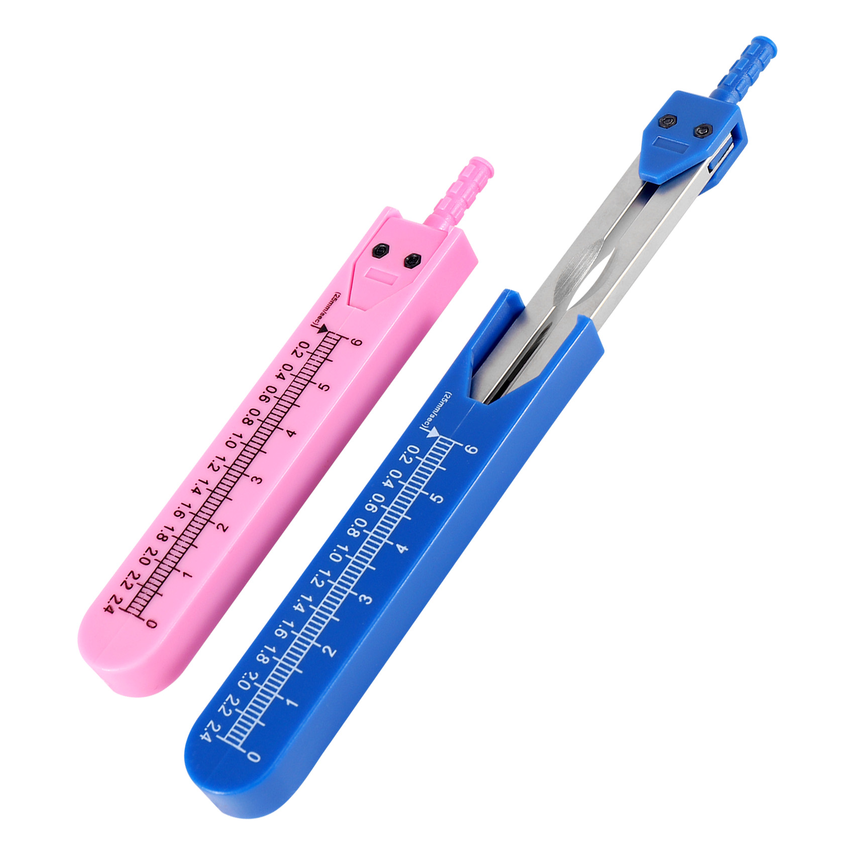 2 Pcs EKG Caliper ECG Calipers Measuring Tool with Ruler