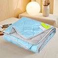 thumbnail image 4 of DPTALR Cool Feeling Silk Fiber Summer Comforter Summer Cooler Gift Comforter Conditioner Comforter Solid Color, 4 of 6