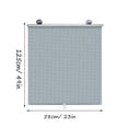 thumbnail image 3 of Auto Retractable Window Shade | 15.7x23.6 Inch Auto Sun Screen with Quick Retract Button | PVC Mesh Car & Home Sunshade with Suction Cups, 3 of 7