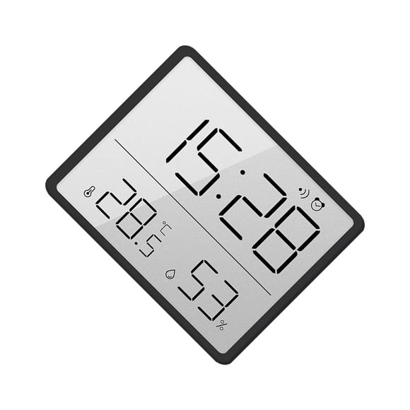 Reloj de pared digital Bearachild negro 8218