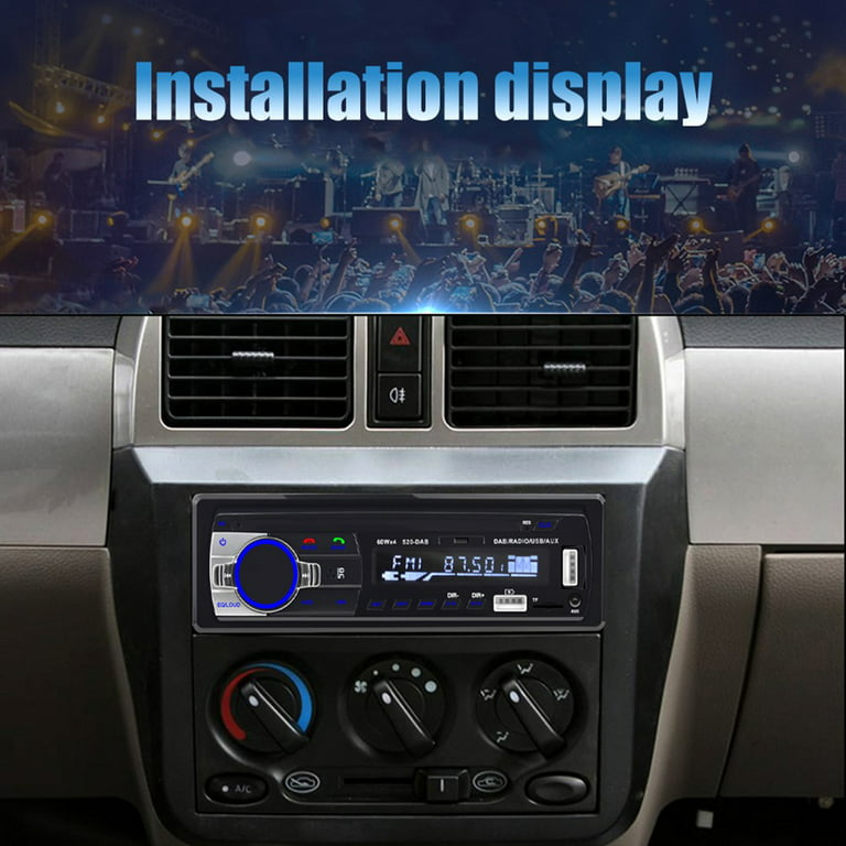 Jsd-520 Car Radio in Dash 1 DIN Recorder MP3 audio stereo Bluetooth  Autorodio 