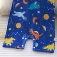 thumbnail image 5 of 0-3 Months Infant Summer Romper Summer Baby Bodysuit Thin Boys Romper Cartoon Newborn Short Sleeved Romper Baby Girls Pajamas, 5 of 6