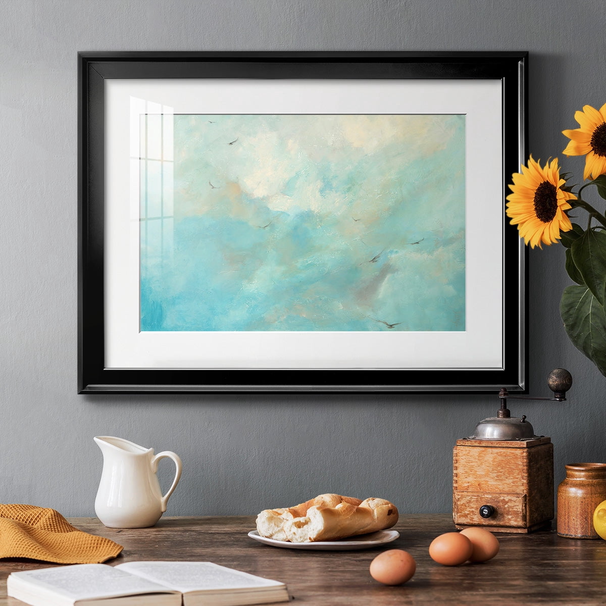 Flying Home Premium Framed Print - Ready to Hang