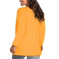 thumbnail image 2 of Lmnyox Long Sleeve Basic Shirt for Women Plus Size Crew Neck Plain T Shirt Oversized Casual Pullover Tee, 2 of 7