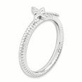 thumbnail image 3 of Bague Libellule Pomme en Argent Sterling Taille 9, 3 of 3