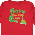 thumbnail image 4 of Inktastic My Pop Loves Me Dinosaur Boys Long Sleeve Toddler T-Shirt, 4 of 5
