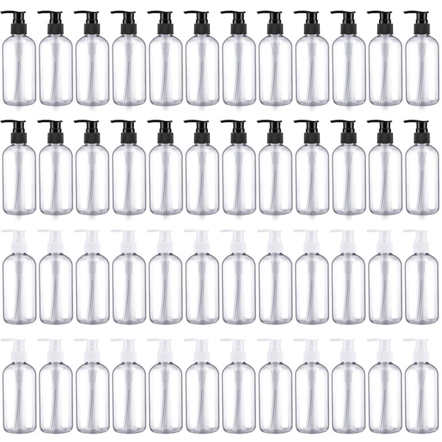 Botella dosificadora de loción, 250 ml, recargable, 48 unidades